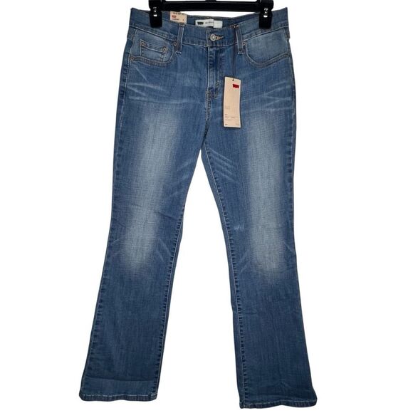 New! Levi’s 515 Bootcut Mid-Rise Medium Wash Blue Women’s Jeans Sz 6/28 - Picture 1 of 10